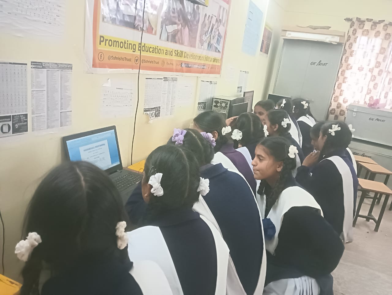 Learning education process through computer
